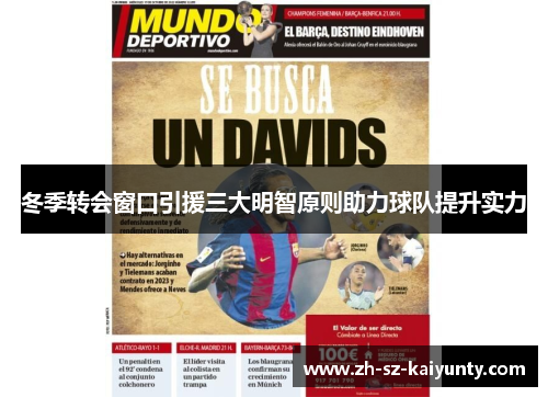 冬季转会窗口引援三大明智原则助力球队提升实力